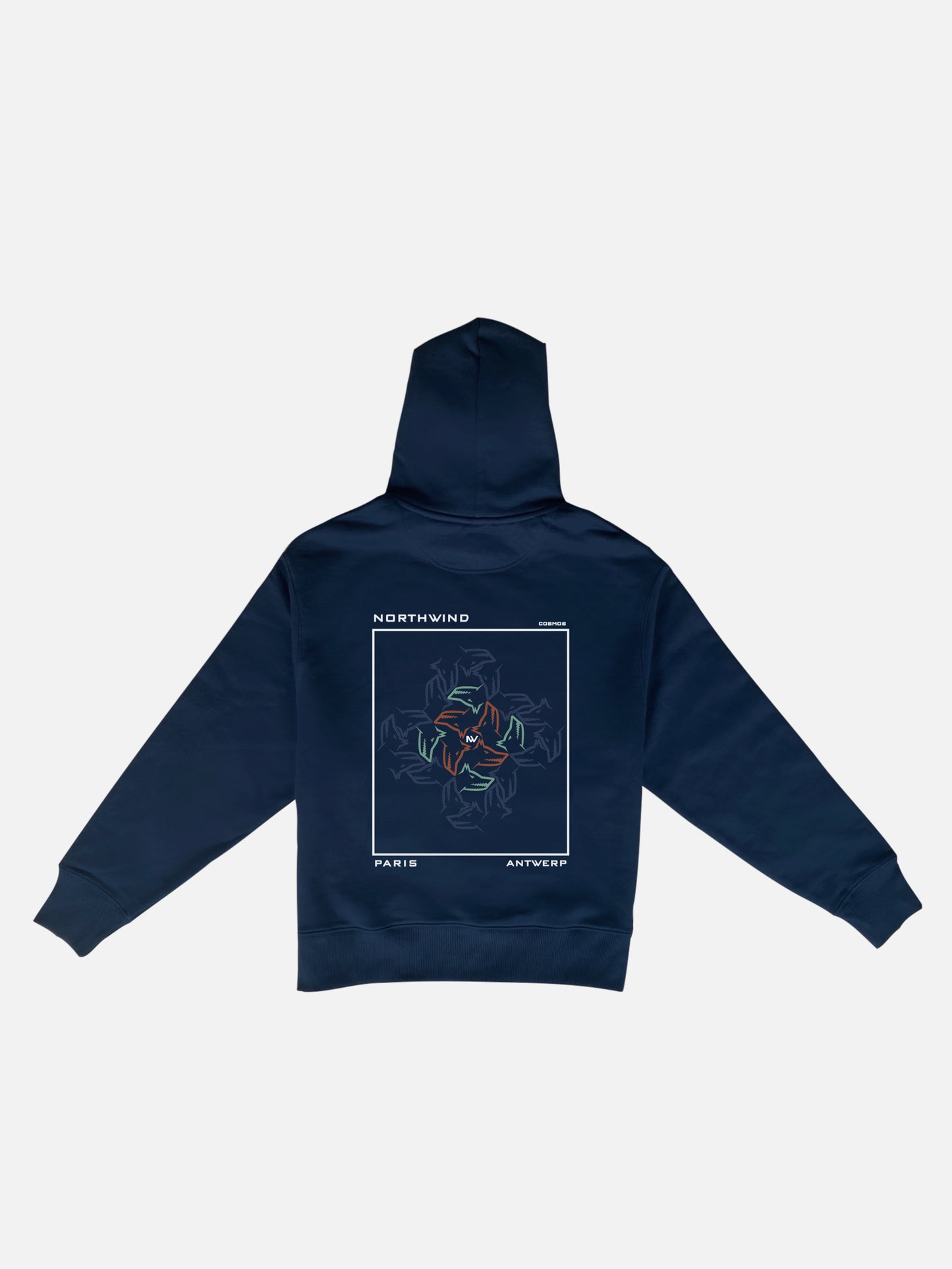 Cosmos Organic Heavy Hoodie - French Navy