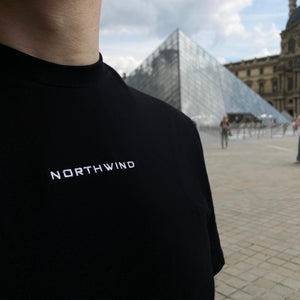 T-shirt Paris Essentiel avec broderie logo noir